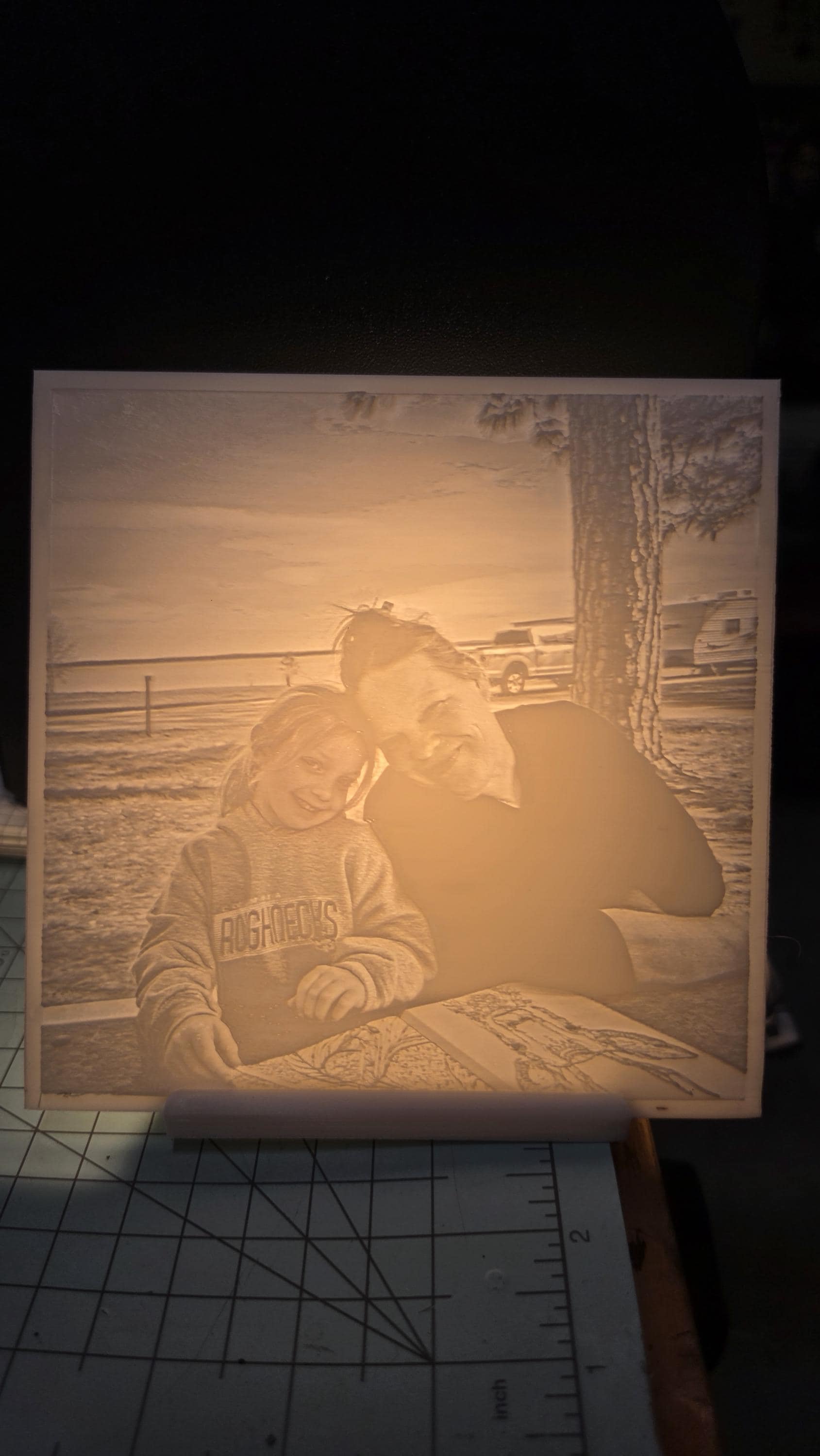 Custom Lighted Memory Portrait