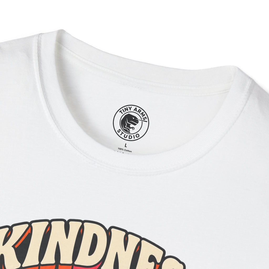 Kindness Matters Flower Smile T-Shirt | Retro Daisy Peace Vibes
