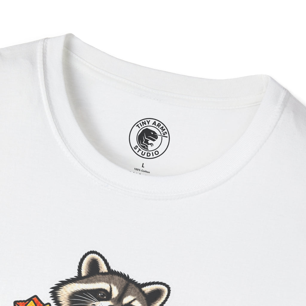 Not Fully Domesticated Raccoon T-Shirt | Funny Animal Graphic Tee