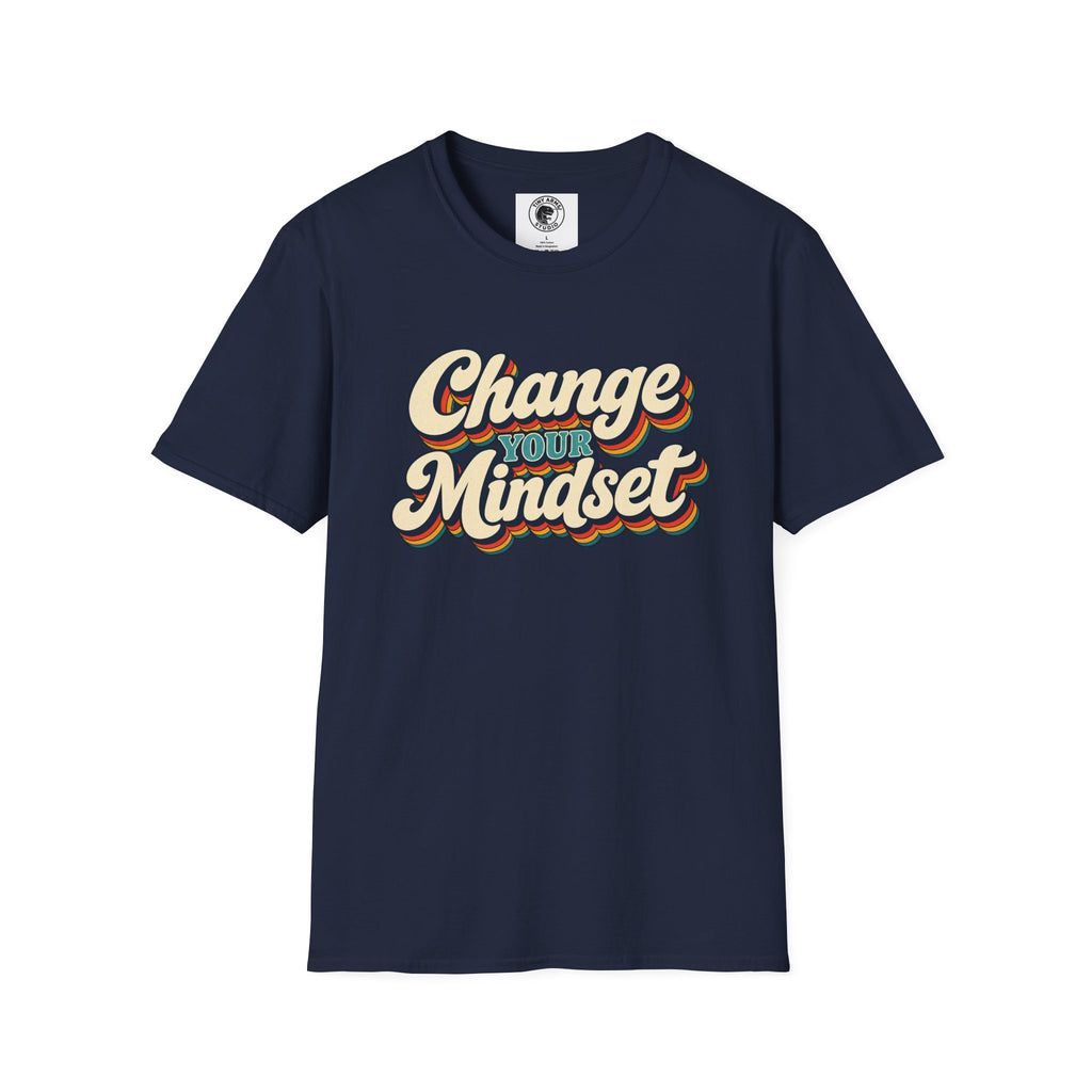 Change Your Mindset T-Shirt | Retro Script Motivational Tee