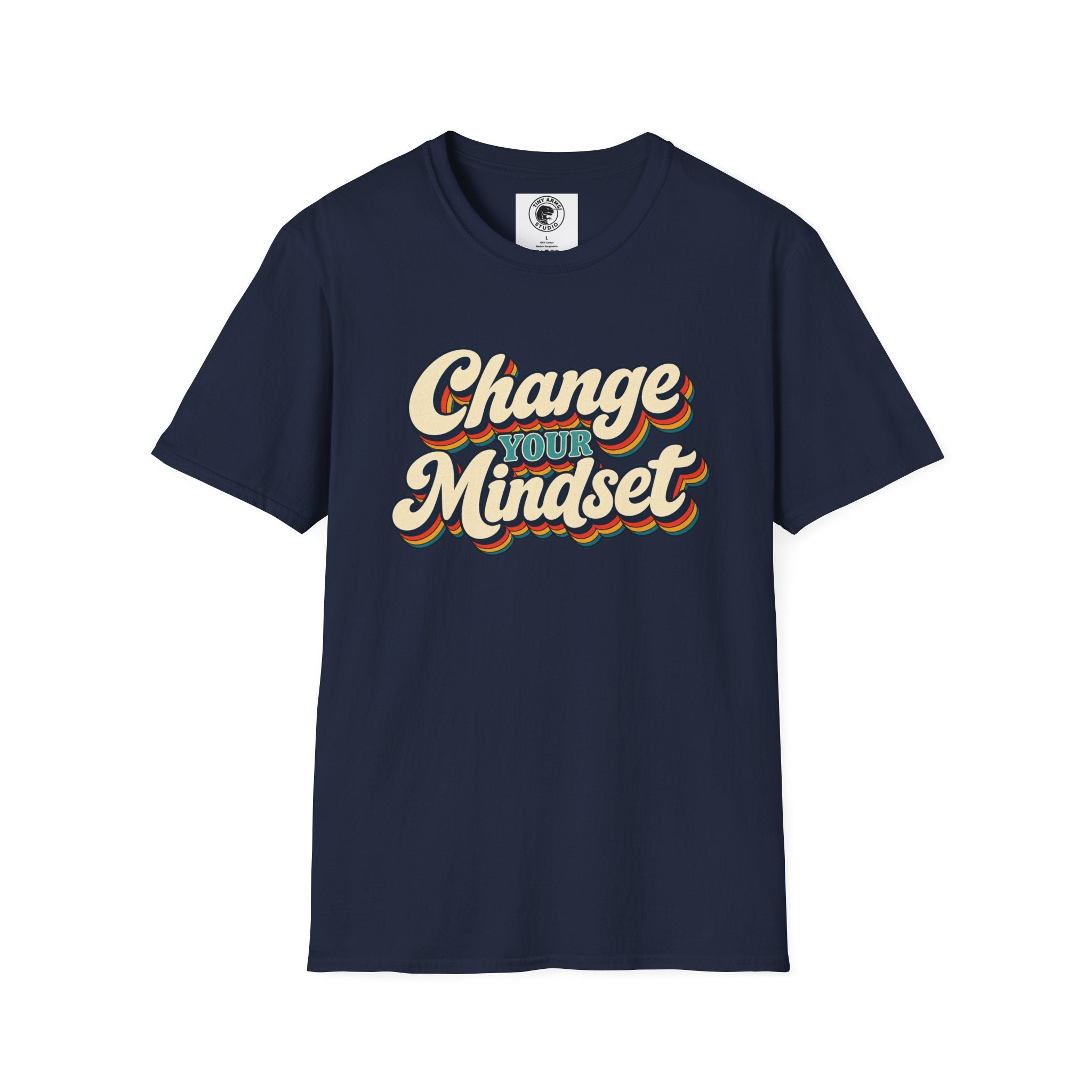 Change Your Mindset T-Shirt | Retro Script Motivational Tee