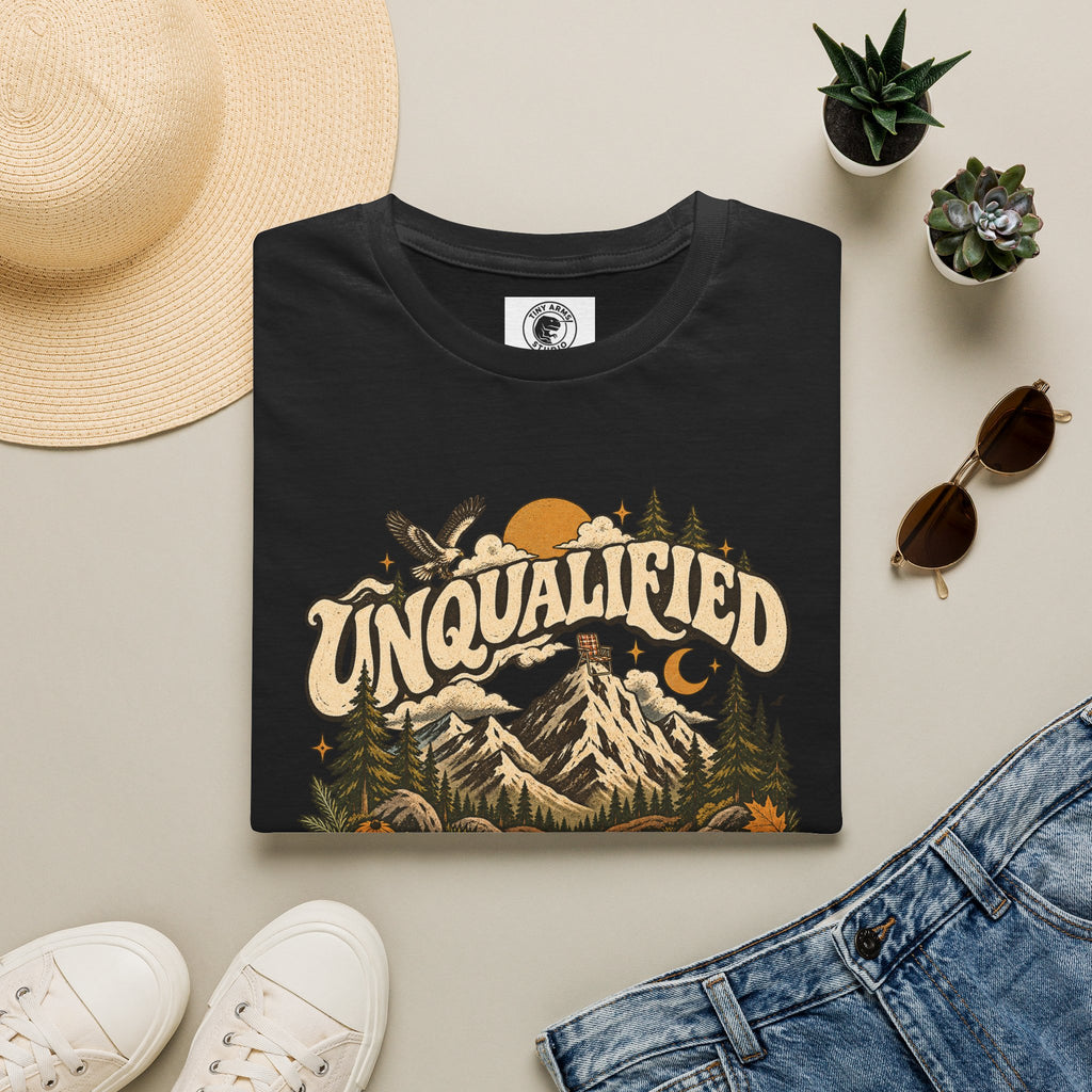 Unqualified Wilderness Society Retro Outdoor Graphic Tee | Vintage Mountain Shirt