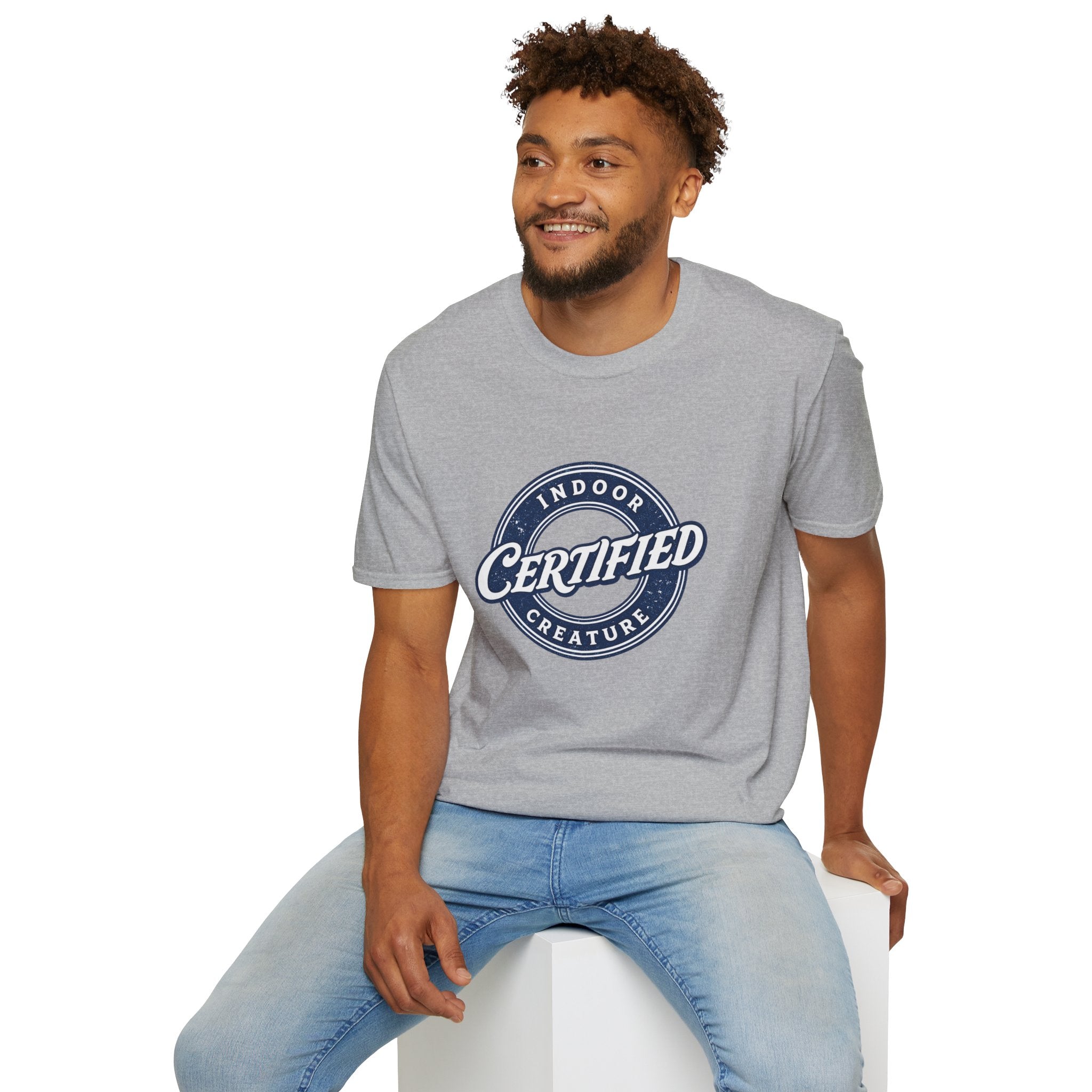 Certified Indoor Creature T-Shirt | Funny Homebody Tee