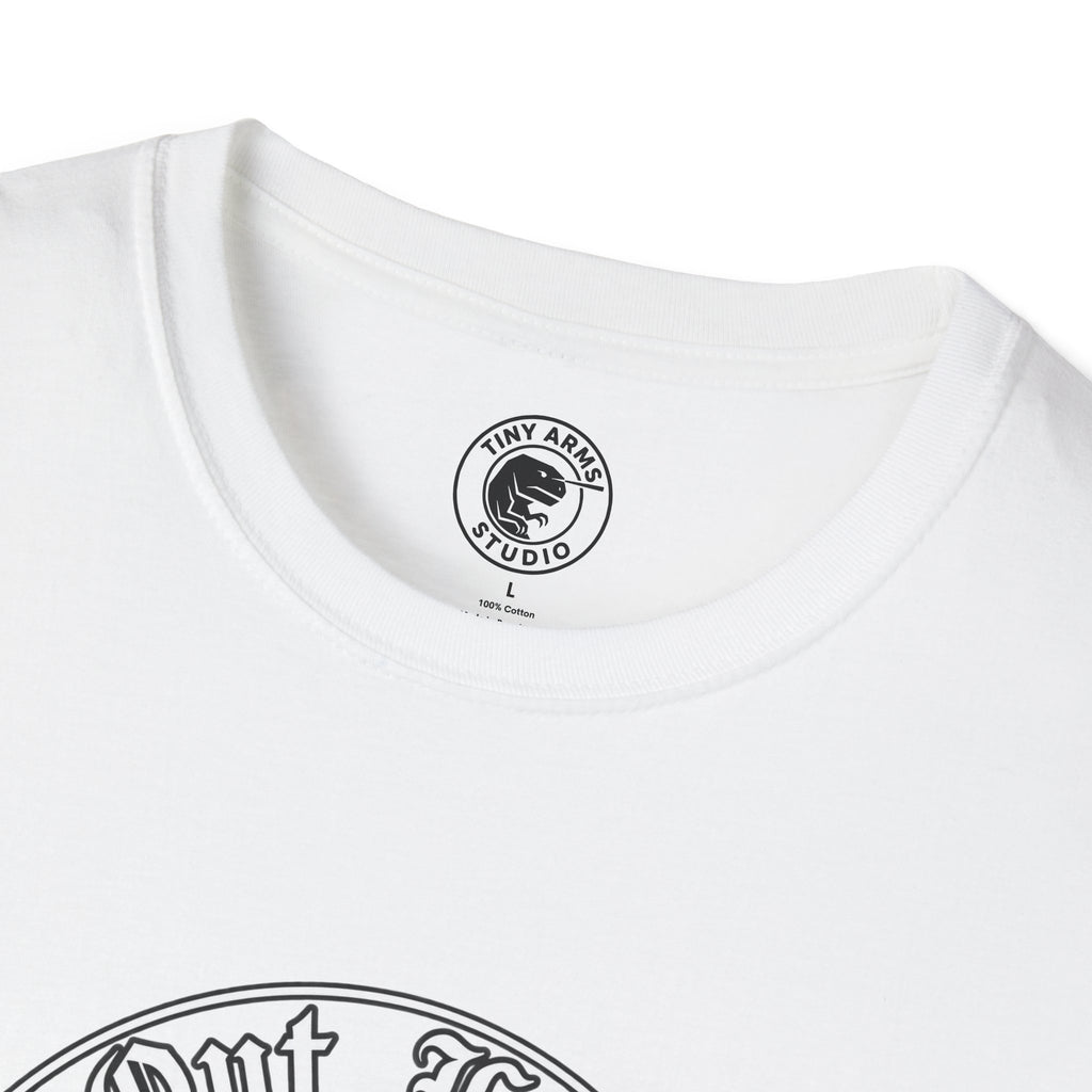 Pink Skull 'Out Here' Graphic Tee | Skull Illustration T-Shirt