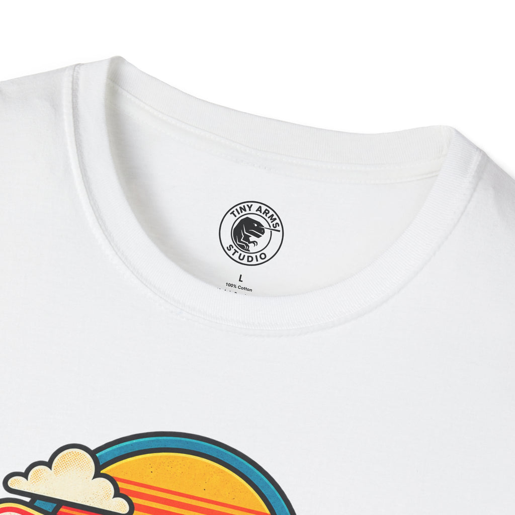 Be Different T-Shirt | Retro Rainbow Typography