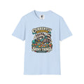 Currently Gathering Shiny Things Raccoon T-Shirt | Cute Forest Animal Tee