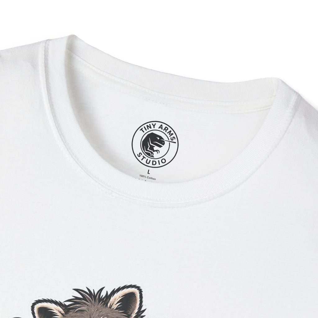 Funny Raccoon T-Shirt| Operating at Reduced Capacity| Low Battery Coffee Shirt