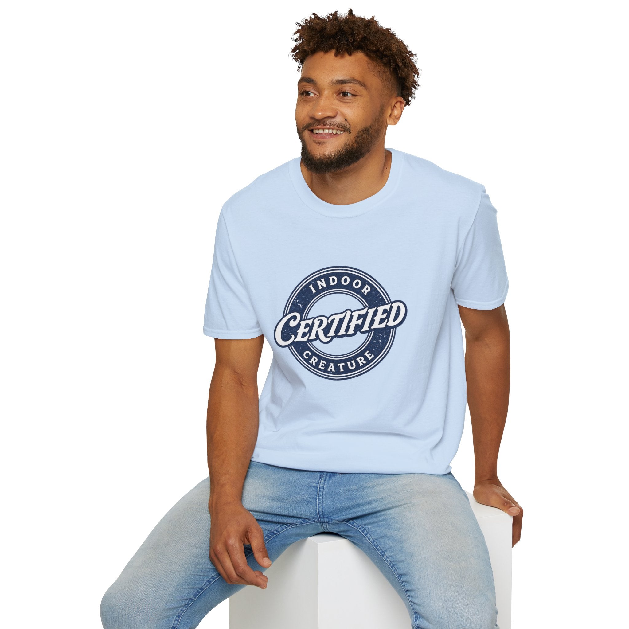 Certified Indoor Creature T-Shirt | Funny Homebody Tee