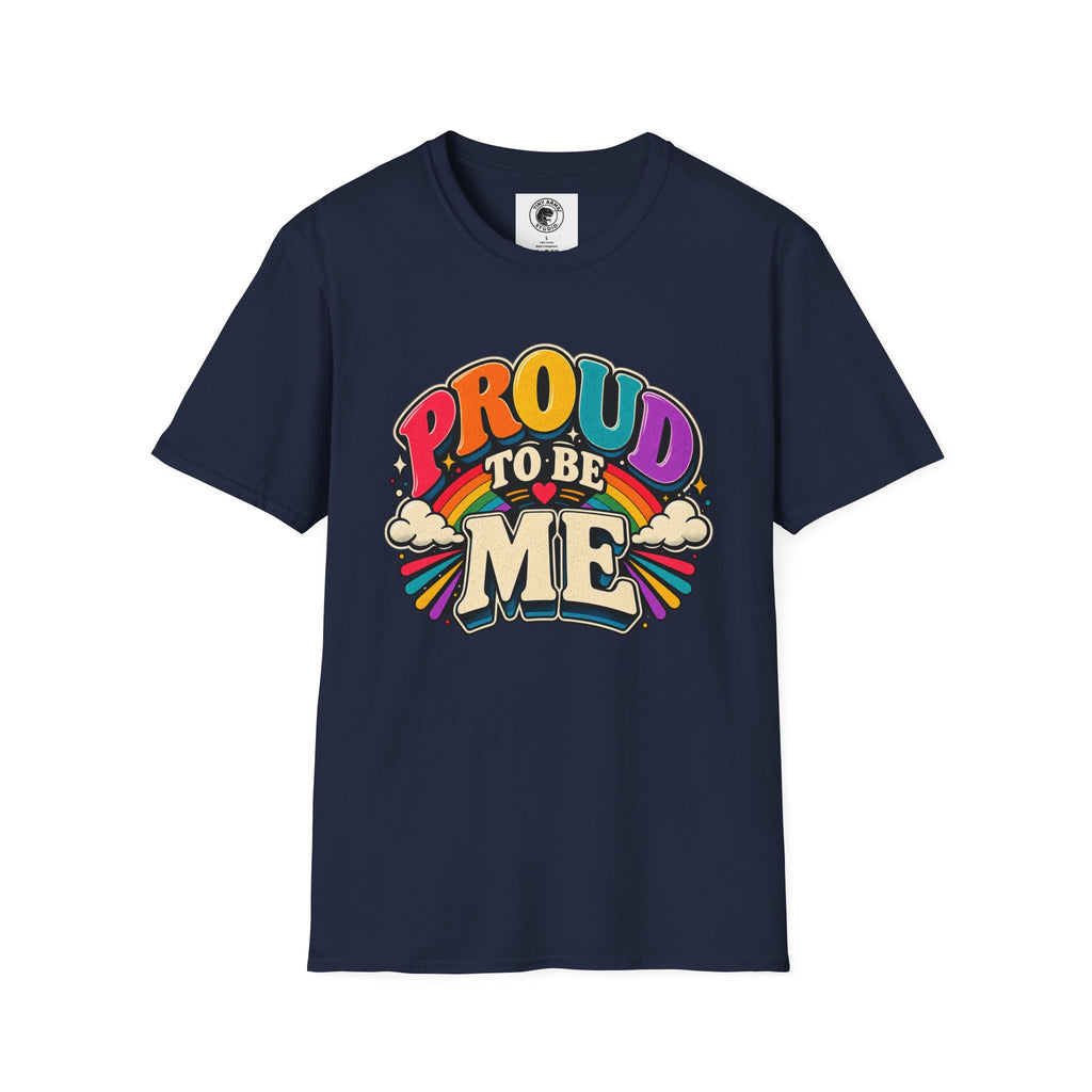 Proud to Be Me T-Shirt | Rainbow Retro Pride Tee