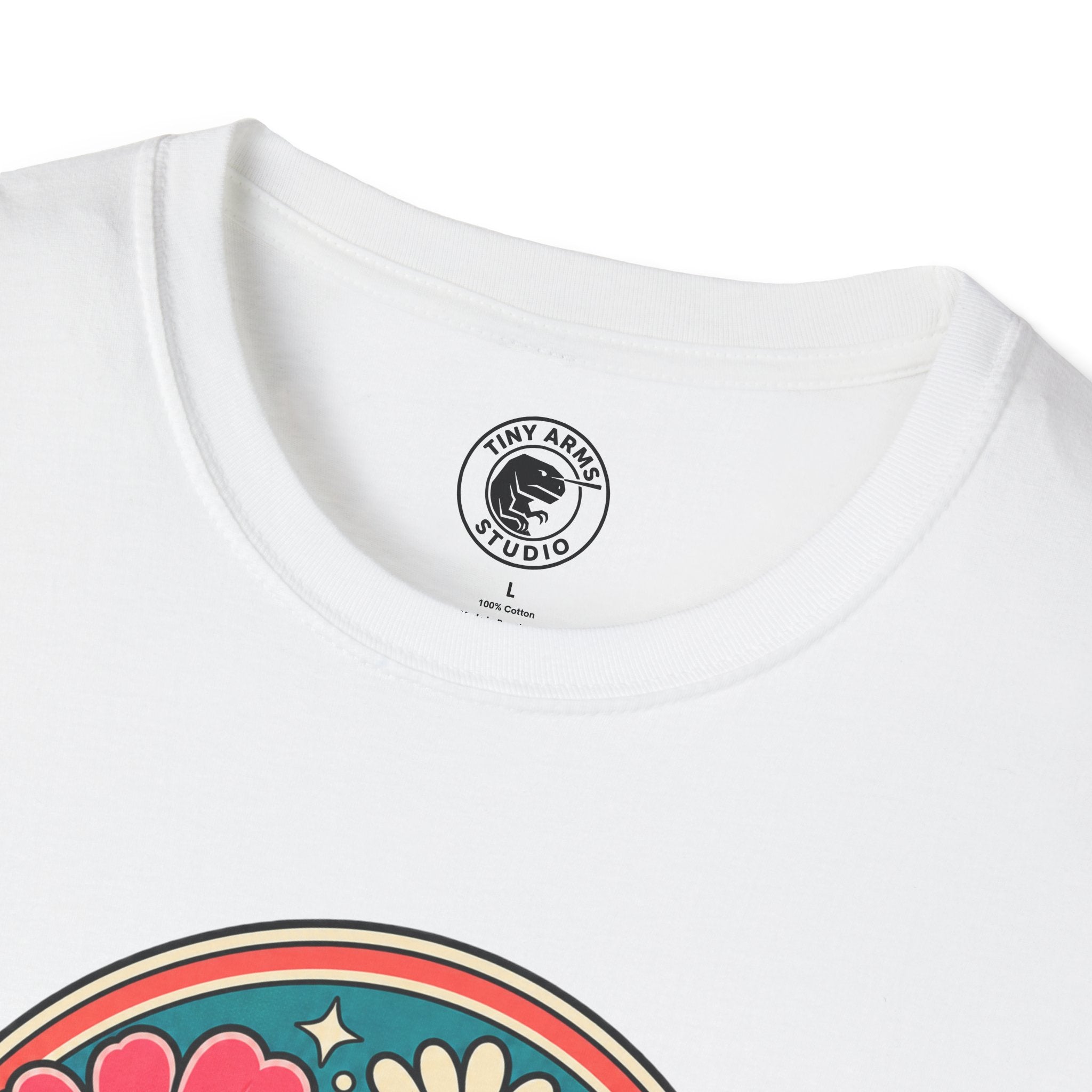 Bloom As You Are T-Shirt | Retro Floral Arch Design