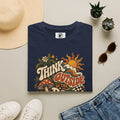 Think Outside the Box Retro Graphic Tee | Vintage Psychedelic Shirt
