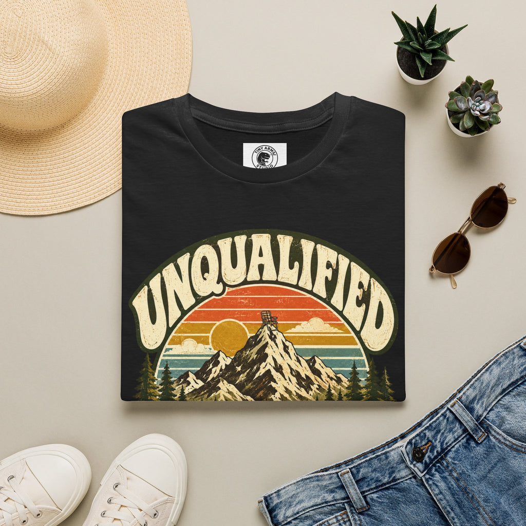 Unqualified Wilderness Society T-Shirt | Vintage Mountain Sunset