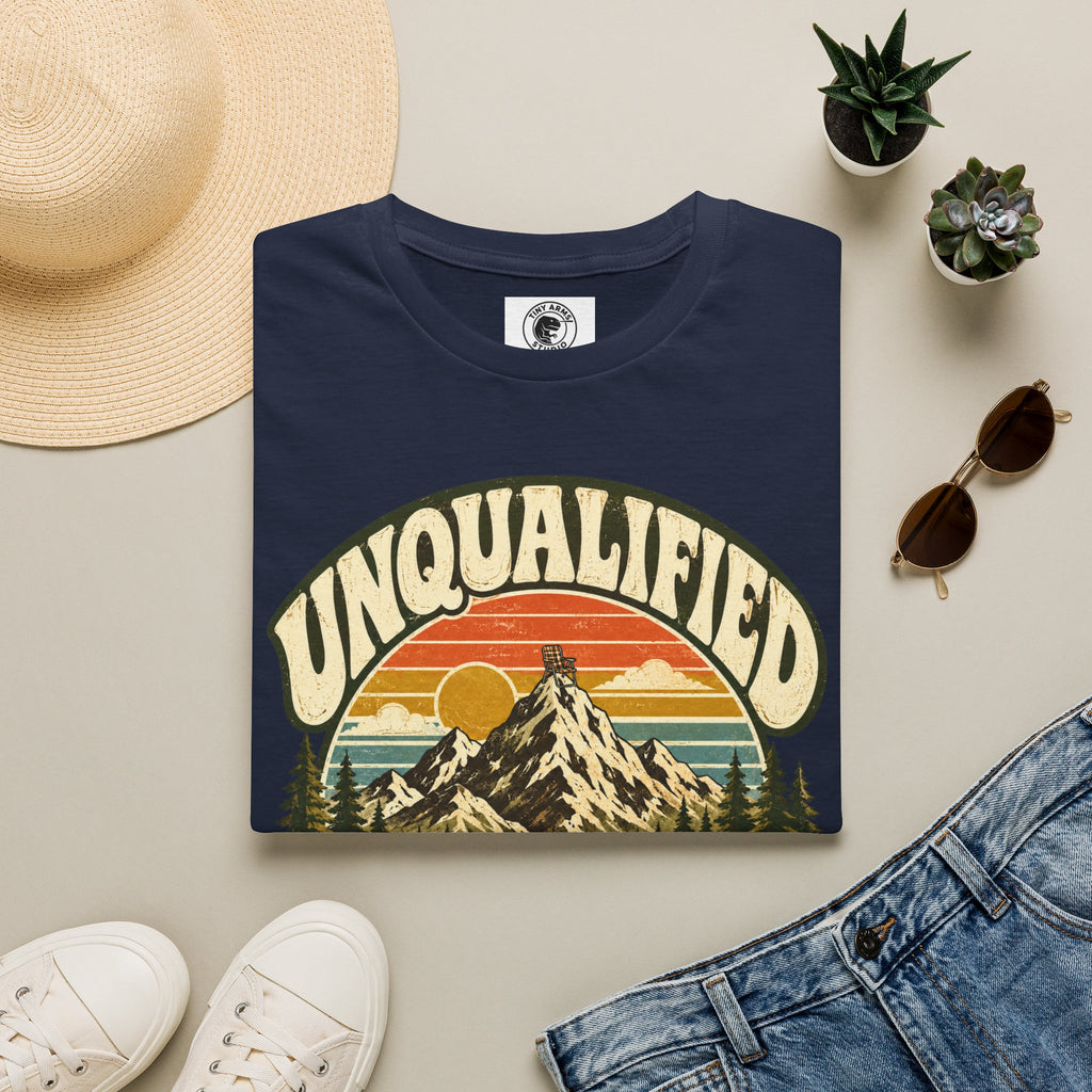 Unqualified Wilderness Society T-Shirt | Vintage Mountain Sunset