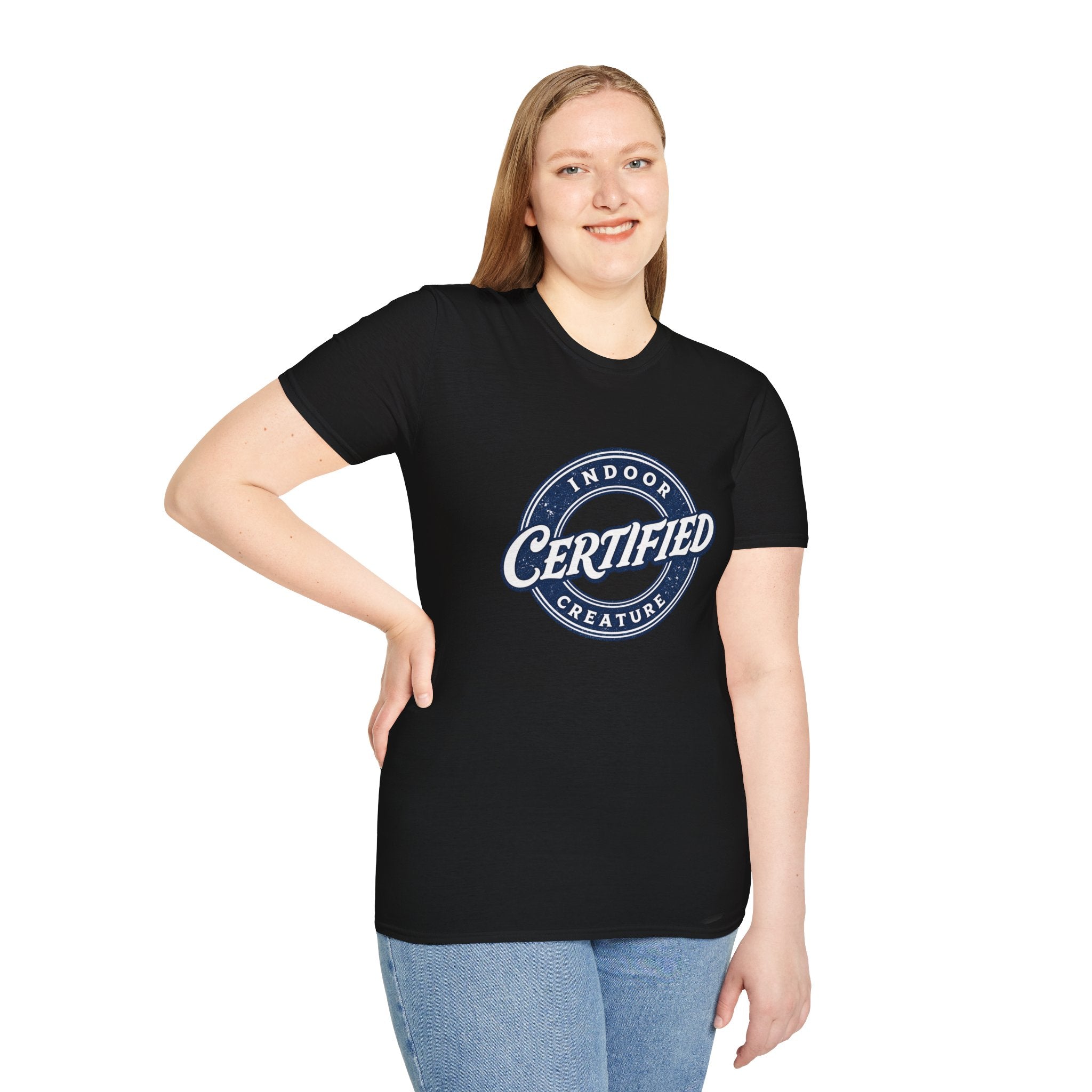 Certified Indoor Creature T-Shirt | Funny Homebody Tee