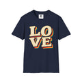 Retro Rainbow LOVE shirt | T-Shirt