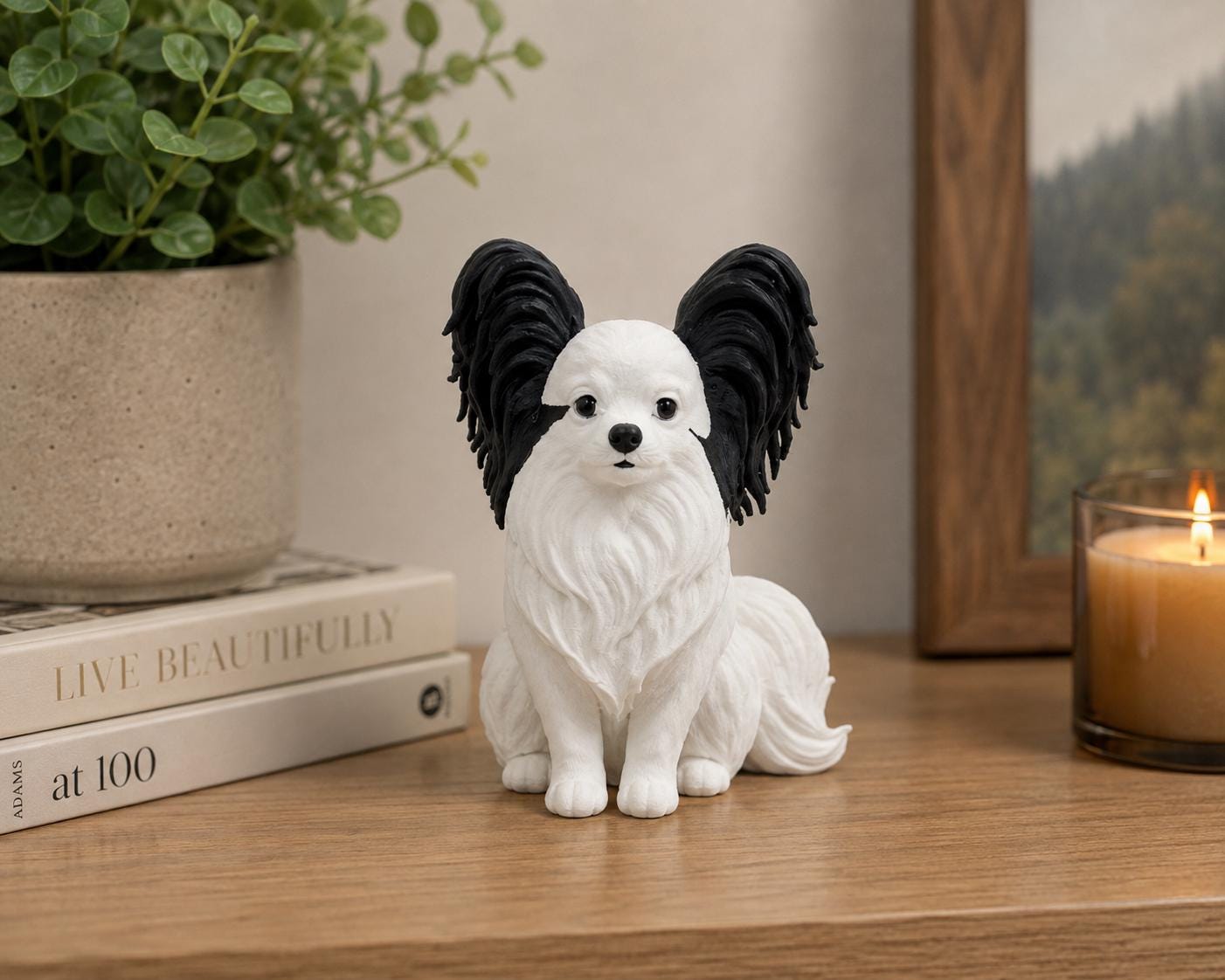 Custom 3D Pet Statue, Full-Color Dog or Cat Figurine, Laser-Engraved Name Base