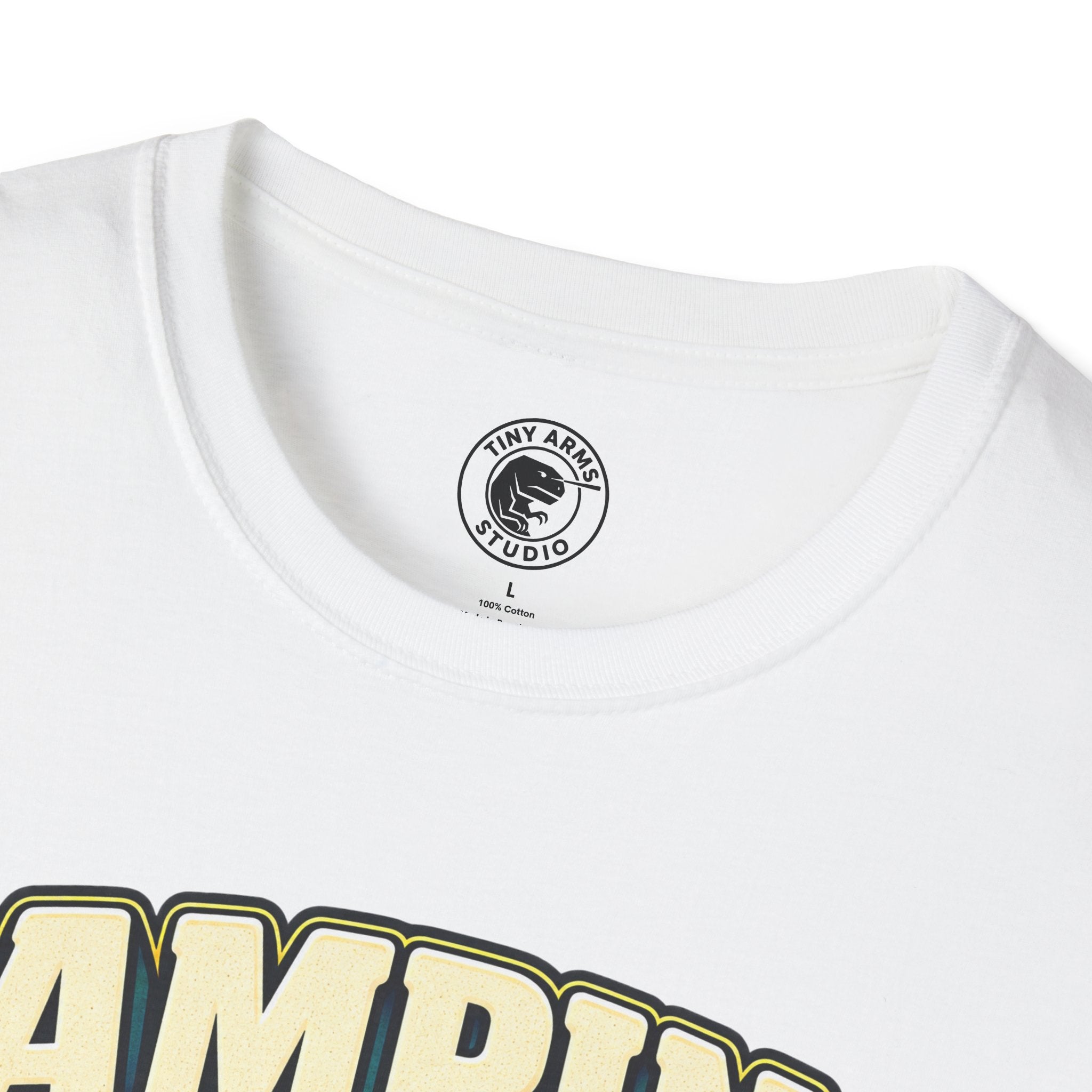 Camping Mode T-Shirt | Retro Layered Text Outdoor Adventure
