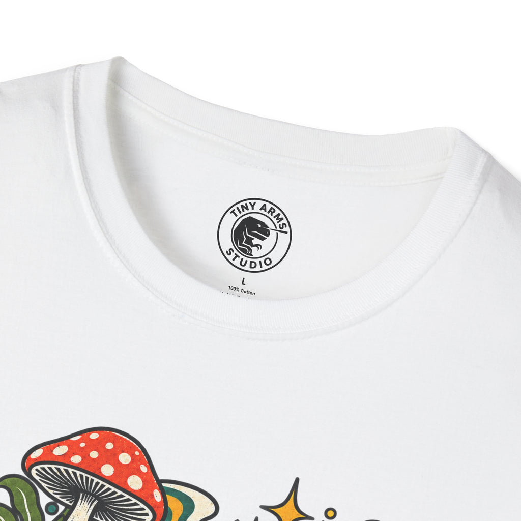 Limited Edition Retro Mushroom Graphic Tee | Psychedelic 70s Shirt