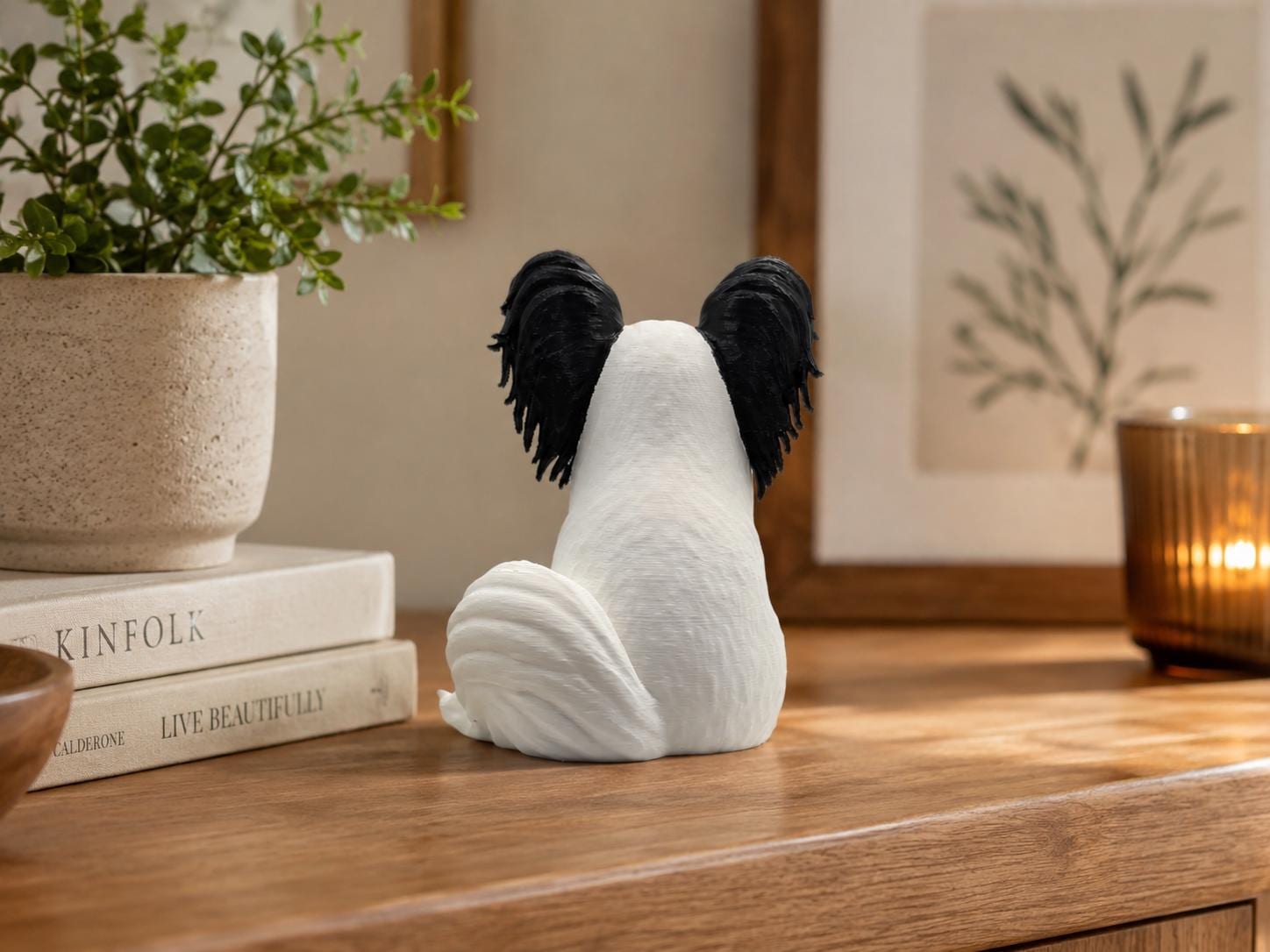 Custom 3D Pet Statue, Full-Color Dog or Cat Figurine, Laser-Engraved Name Base