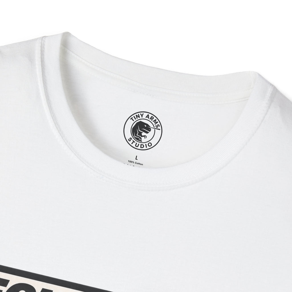 Technically Present T-Shirt | Lightning Retro Stripe Graphic Tee