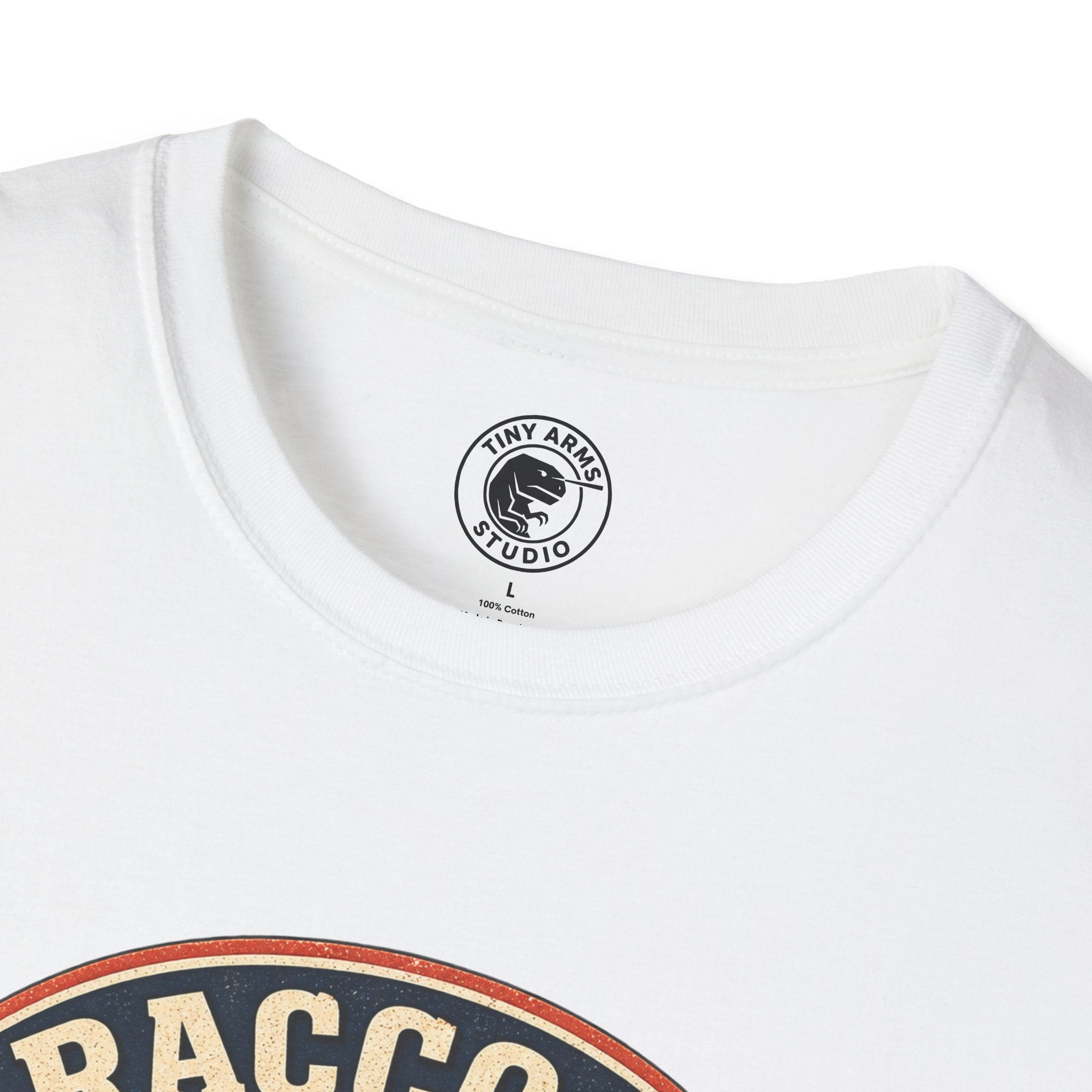 Raccoon in HR T-Shirt | Office Humor, Retro Animal Illustration
