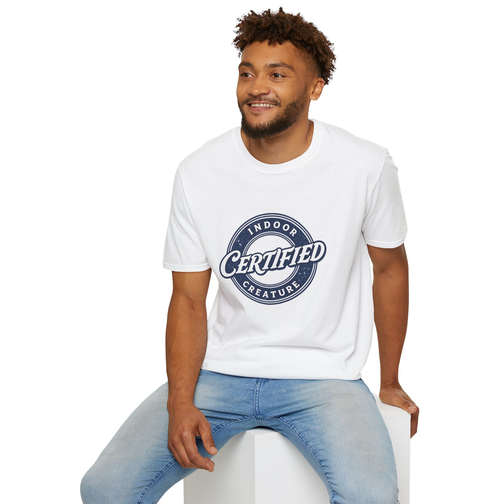 Certified Indoor Creature T-Shirt | Funny Homebody Tee