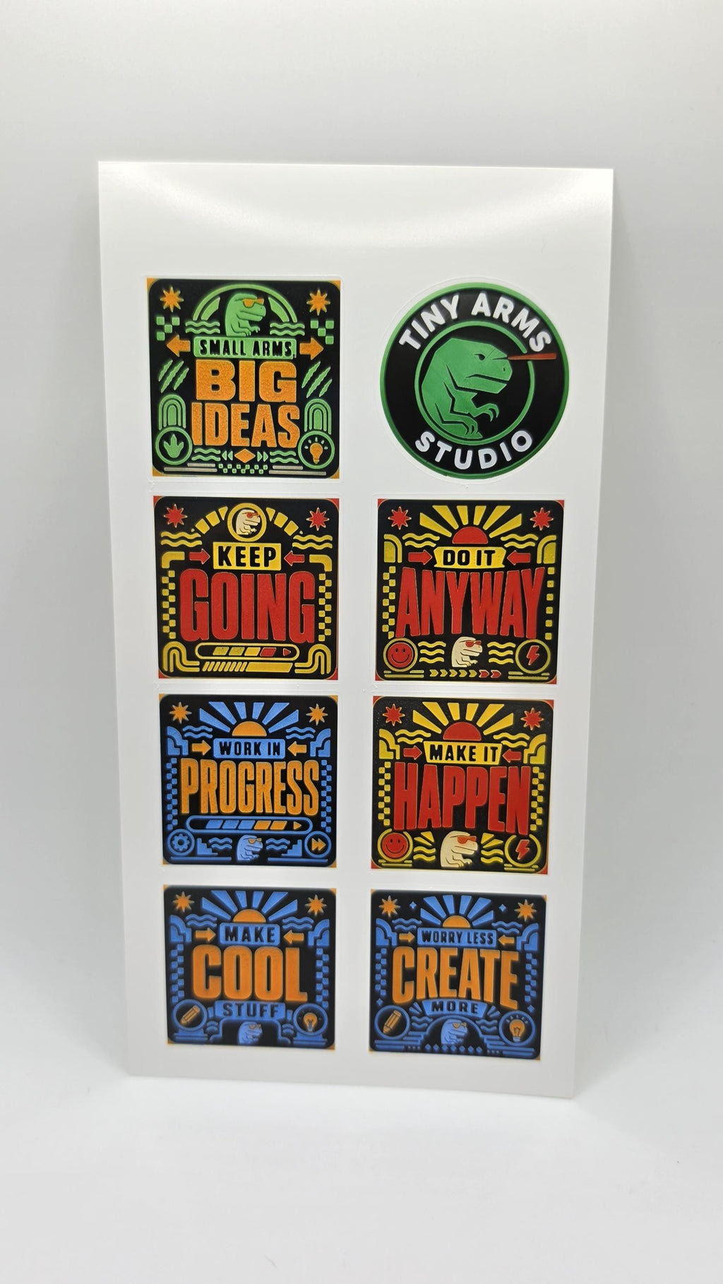 Custom Sticker Sheet 4x7 — Your Photos, Logo, or Team Design