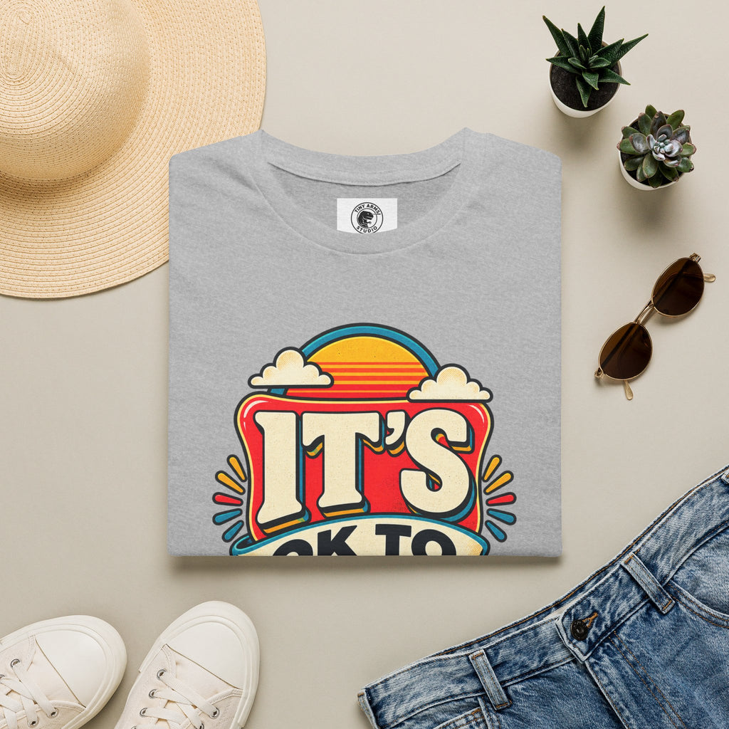 Be Different T-Shirt | Retro Rainbow Typography