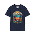 Good Things Take Time T-Shirt | Retro Sunrise Typography