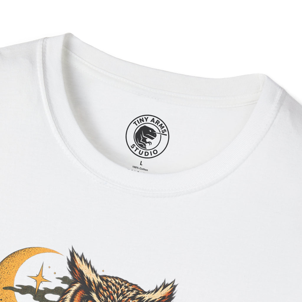 Quietly Making It Weird Retro Owl Graphic Tee | Vintage Woodland Shirt