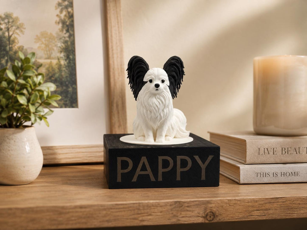 Custom 3D Pet Statue, Full-Color Dog or Cat Figurine, Laser-Engraved Name Base