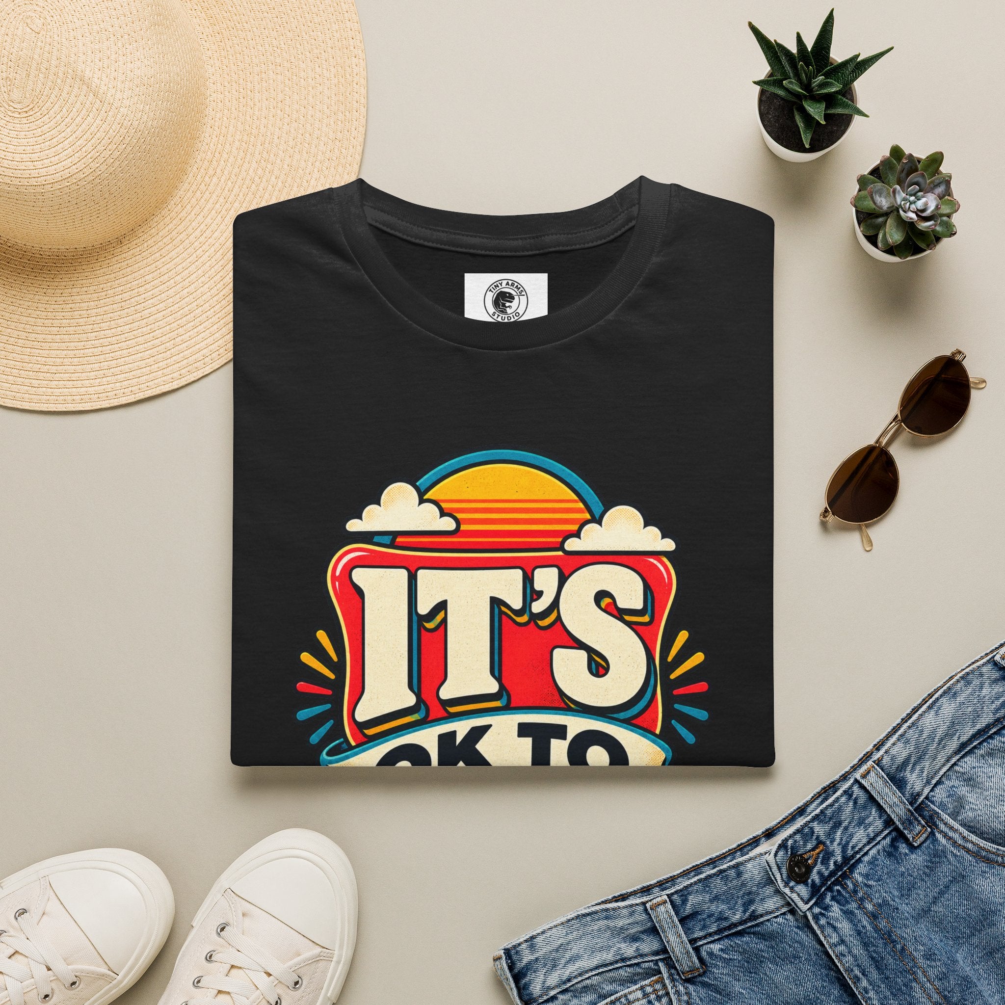 Be Different T-Shirt | Retro Rainbow Typography