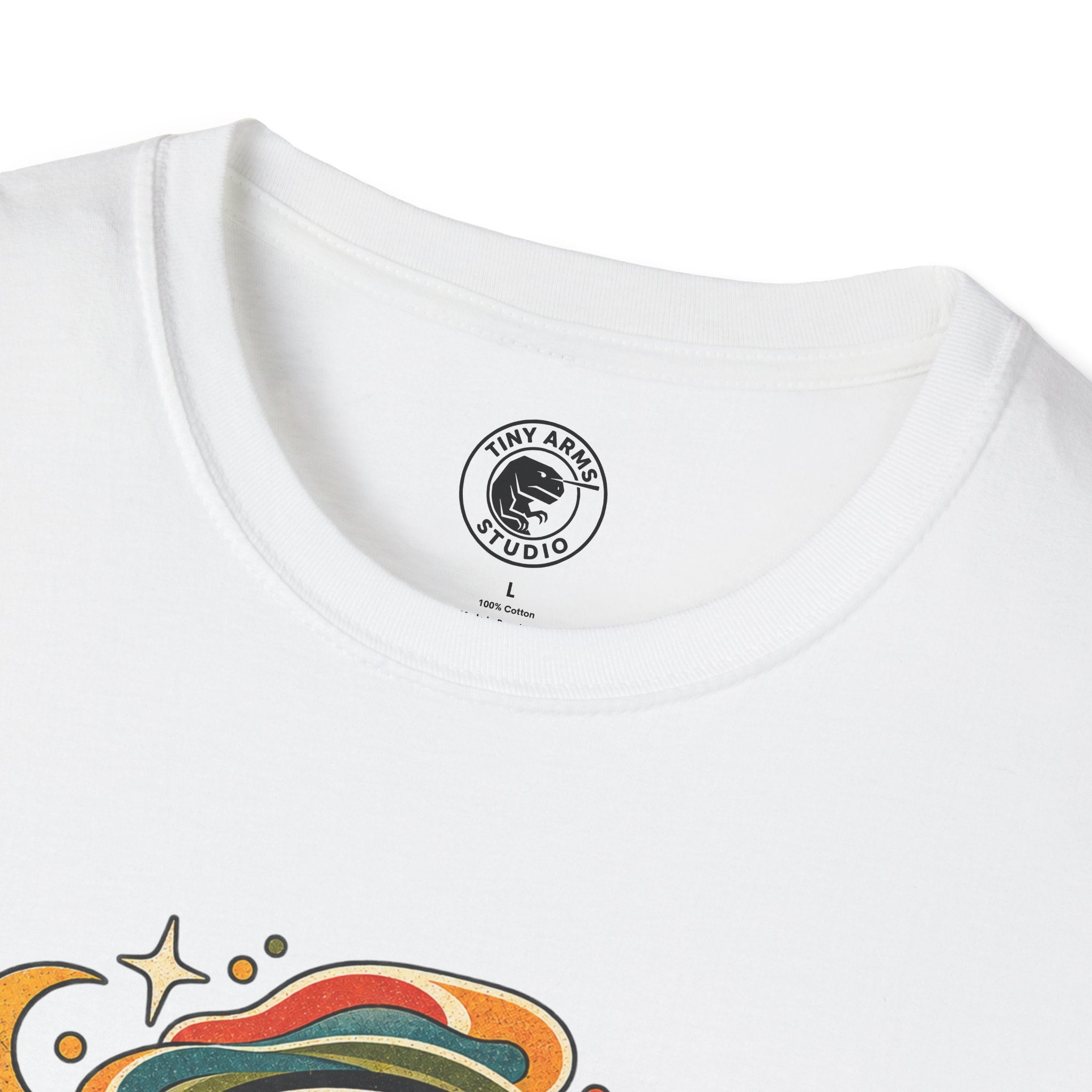 Tiny Arms Studio Made Differently Retro Graphic Tee | Vintage Cosmic Mushroom Shirt