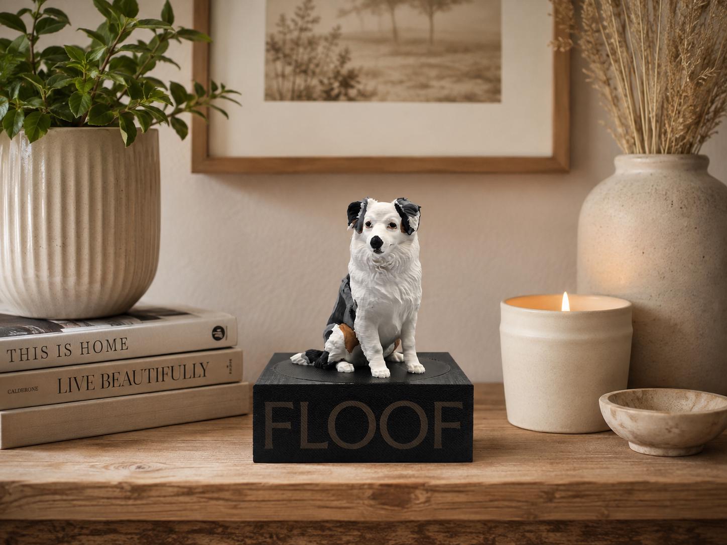 Custom 3D Pet Statue, Full-Color Dog or Cat Figurine, Laser-Engraved Name Base