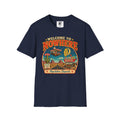 Welcome to Nowhere T-Shirt | Retro Desert Motel Road Trip Design
