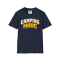 Camping Mode T-Shirt | Retro Layered Text Outdoor Adventure