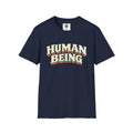 Human Being T-Shirt | Retro Rainbow Text
