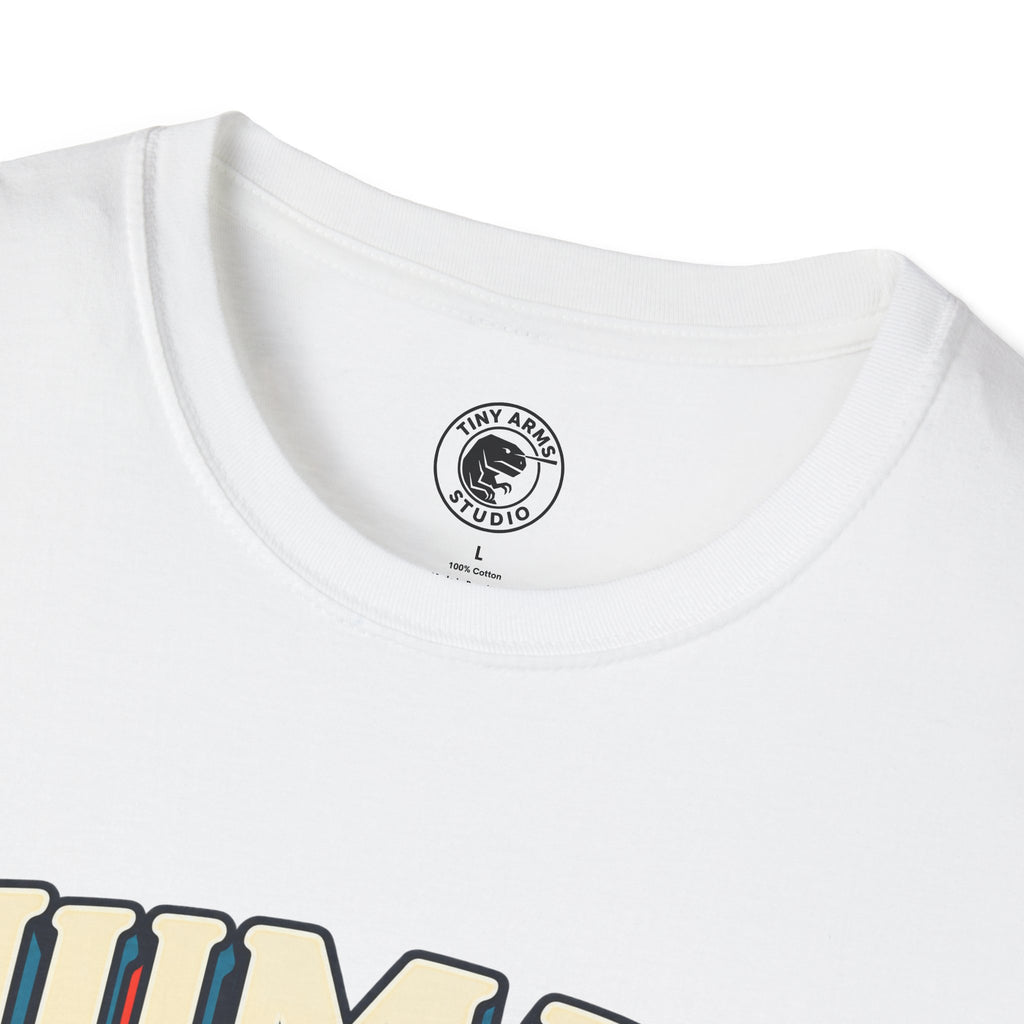Human Being T-Shirt | Retro Rainbow Text