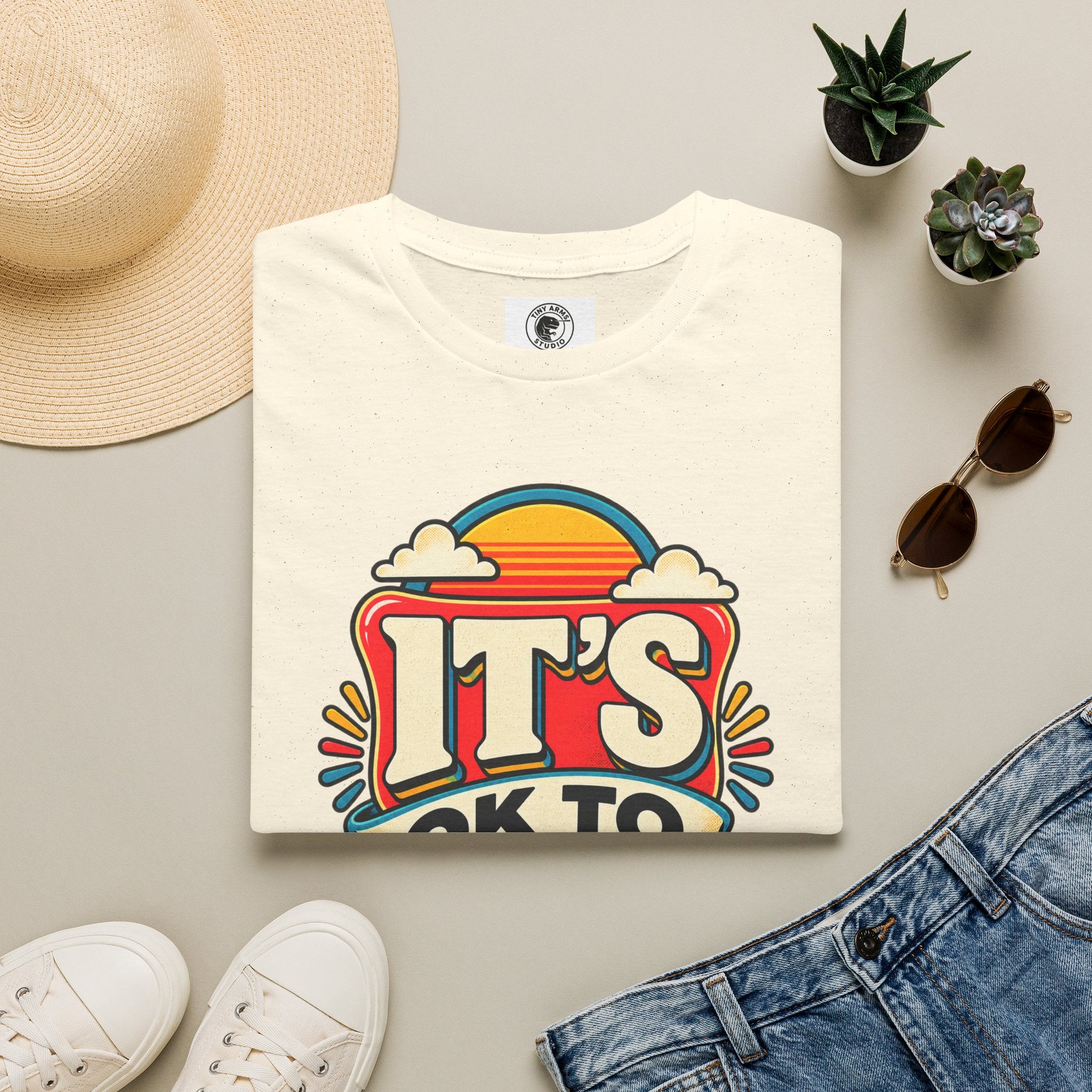 Be Different T-Shirt | Retro Rainbow Typography