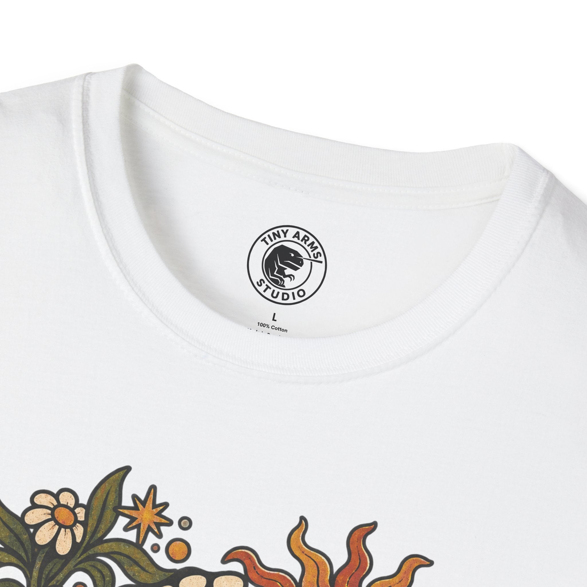 Think Outside the Box Retro Graphic Tee | Vintage Psychedelic Shirt