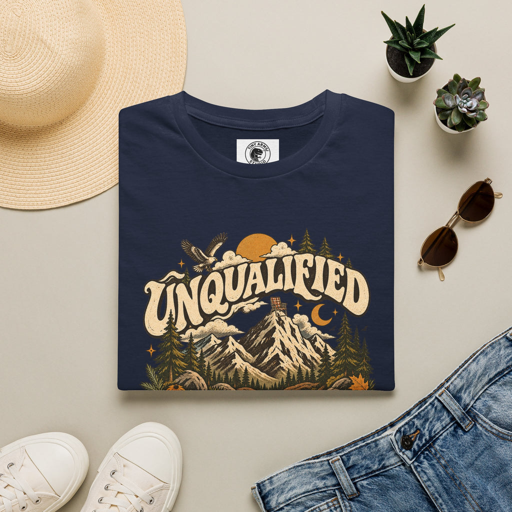 Unqualified Wilderness Society Retro Outdoor Graphic Tee | Vintage Mountain Shirt