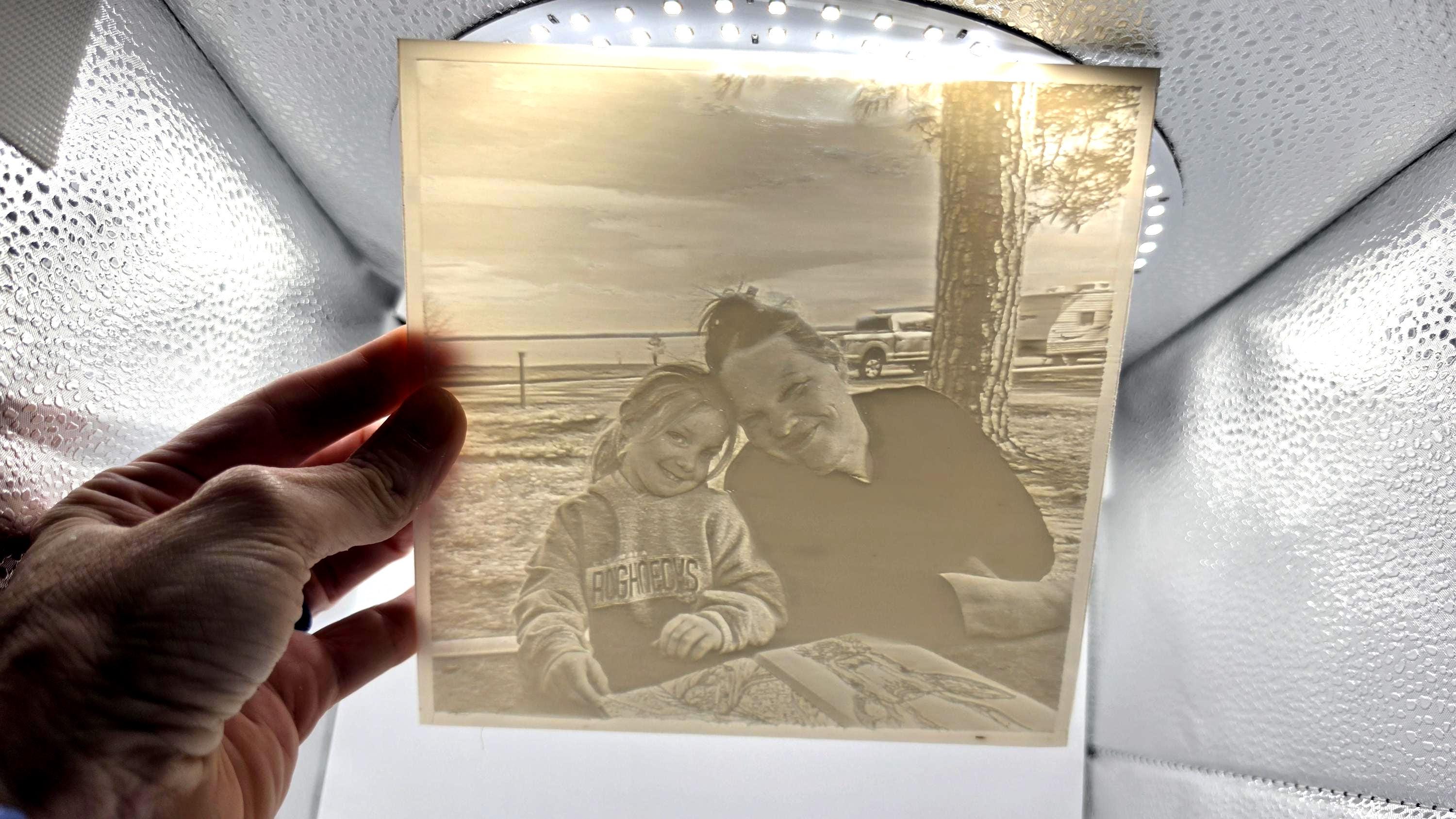 Custom Lighted Memory Portrait